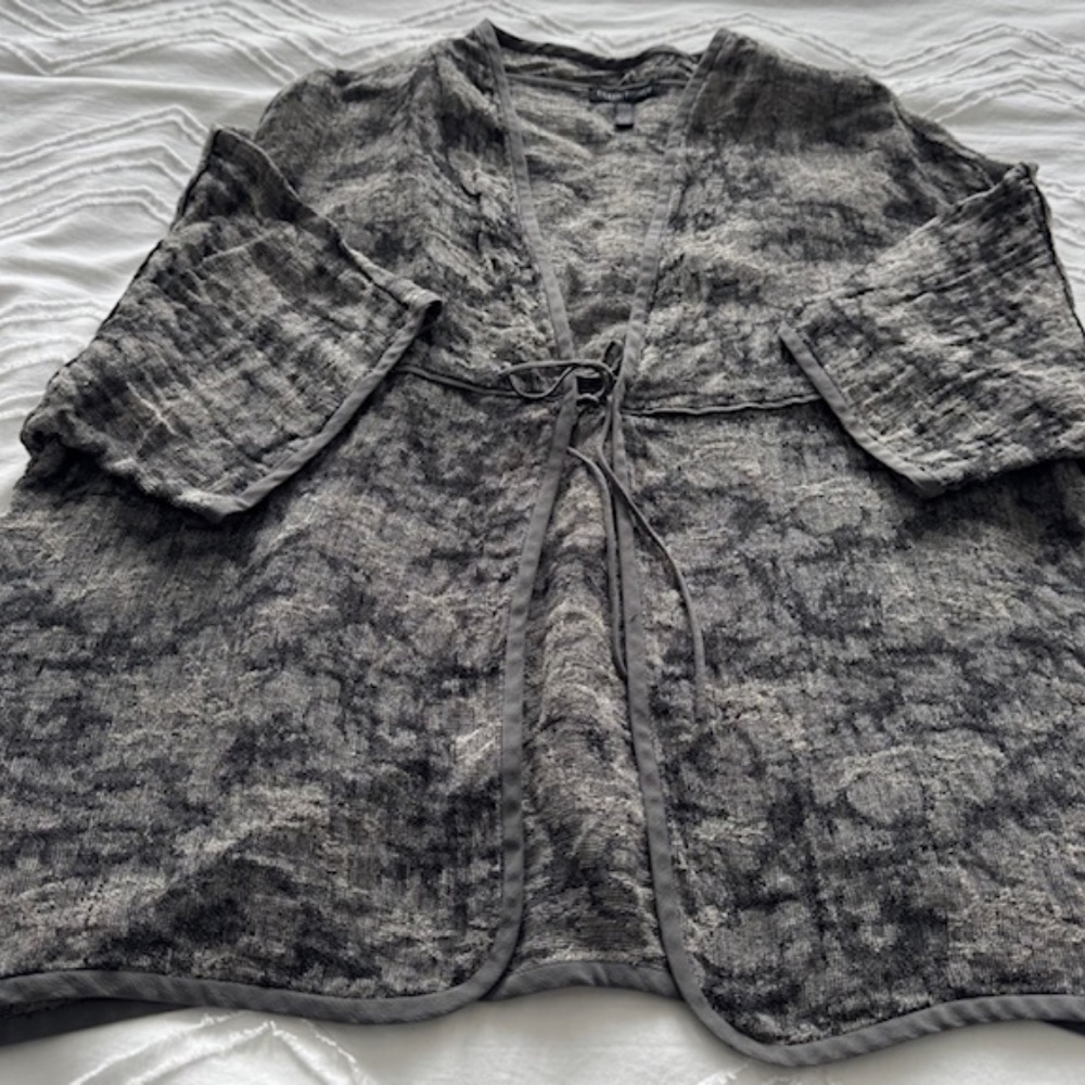 Eileen Fisher - Open Front Linen Bolero - M